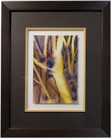 1073 -Faire son nid, Aquarelle, 10H x 7L, Prix:330$